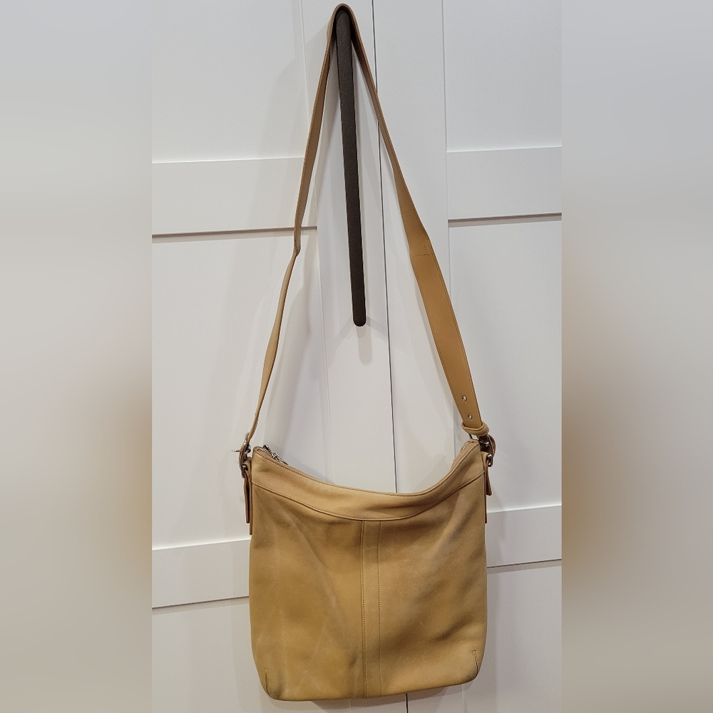 Coach leather crossbody bag